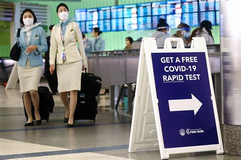 cdc testing for flight attendants